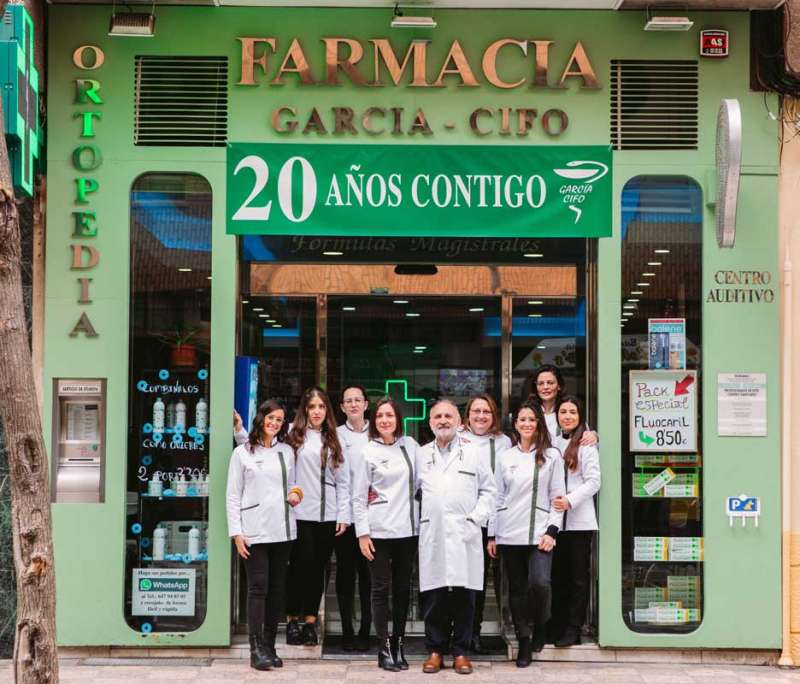 Farmacia Garcia Cifo Albacete 20 años contigo