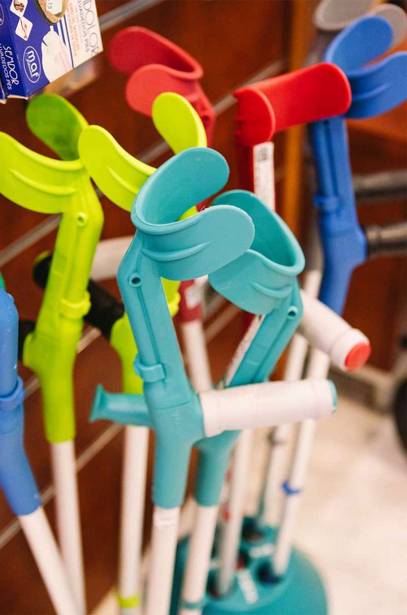 Muletas ortopédicas en Farmacia García-Cifo de Albacete